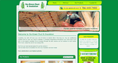 Desktop Screenshot of go-greeninsulation.com